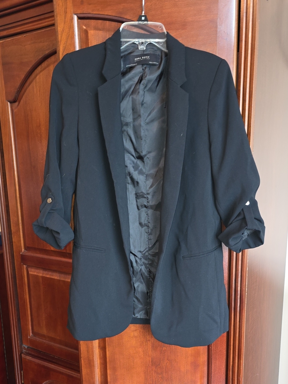 Zara Blazer Jacket XS Black